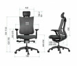 Функциональное кресло SCHAIRS TONE-M01W, Цвет: синий