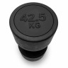 Гантель UNIX Fit PRO круглая обрезиненная 42,5 кг
